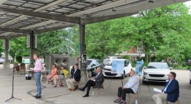 On the road and going green: Statewide electric vehicle tour starts off with a charge